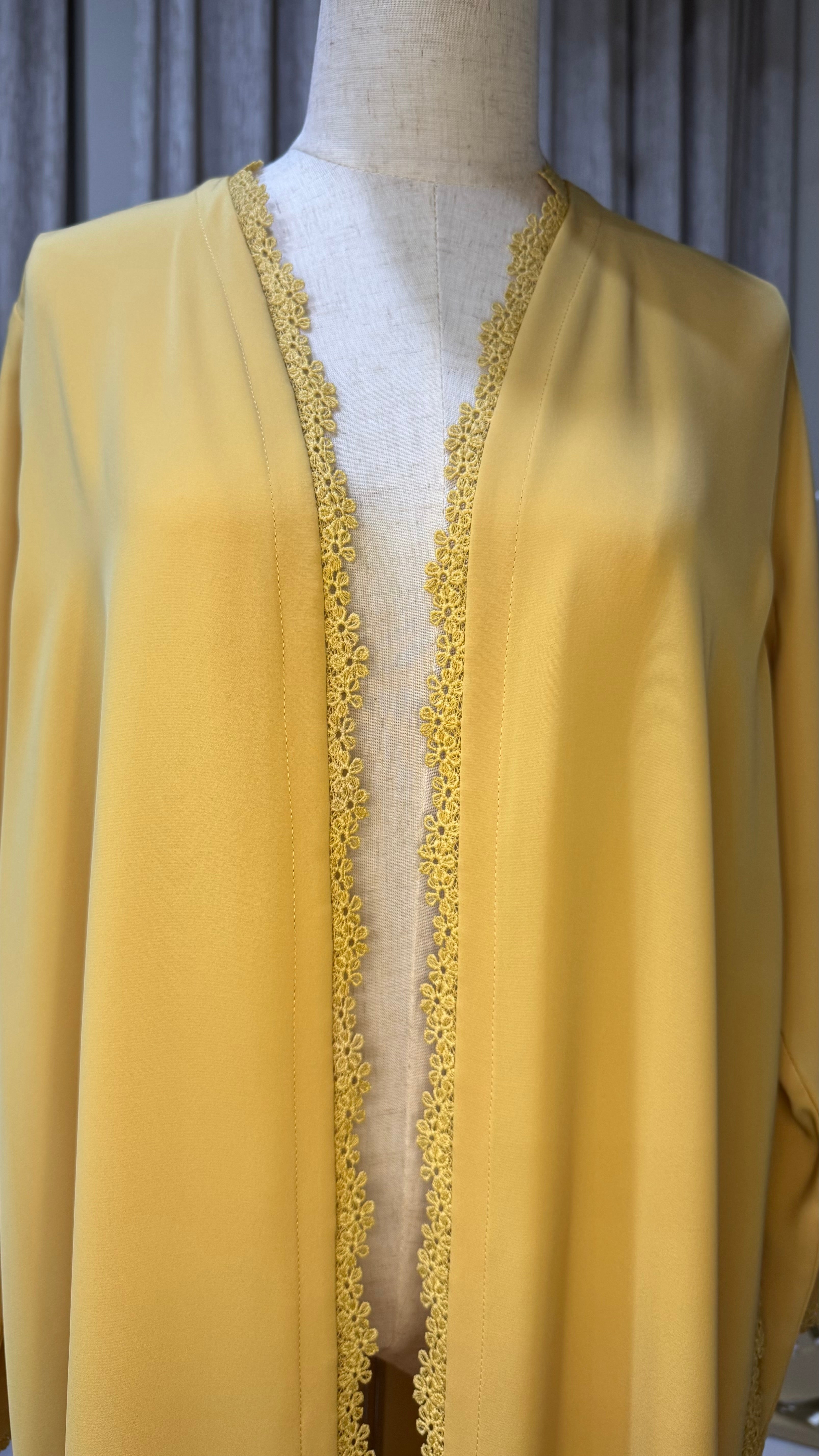 Cherry Blossom - Size Small - Amber (Mustard Yellow)